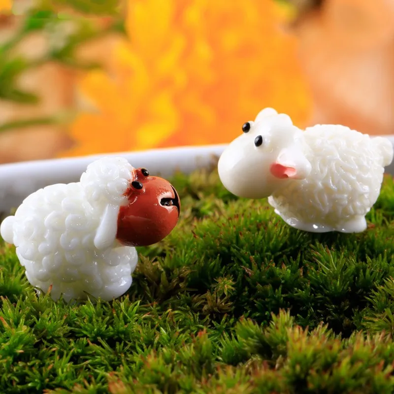 10pcs Mini Sheep Figurines and Miniatures Resin Crafts DIY Accessories Moss Micro landscape Bonsai decoration BJ021
10pcs Mini Sheep Figurines and Miniatures Resin Crafts DIY Accessories Moss Micro landscape Bonsai decoration BJ021