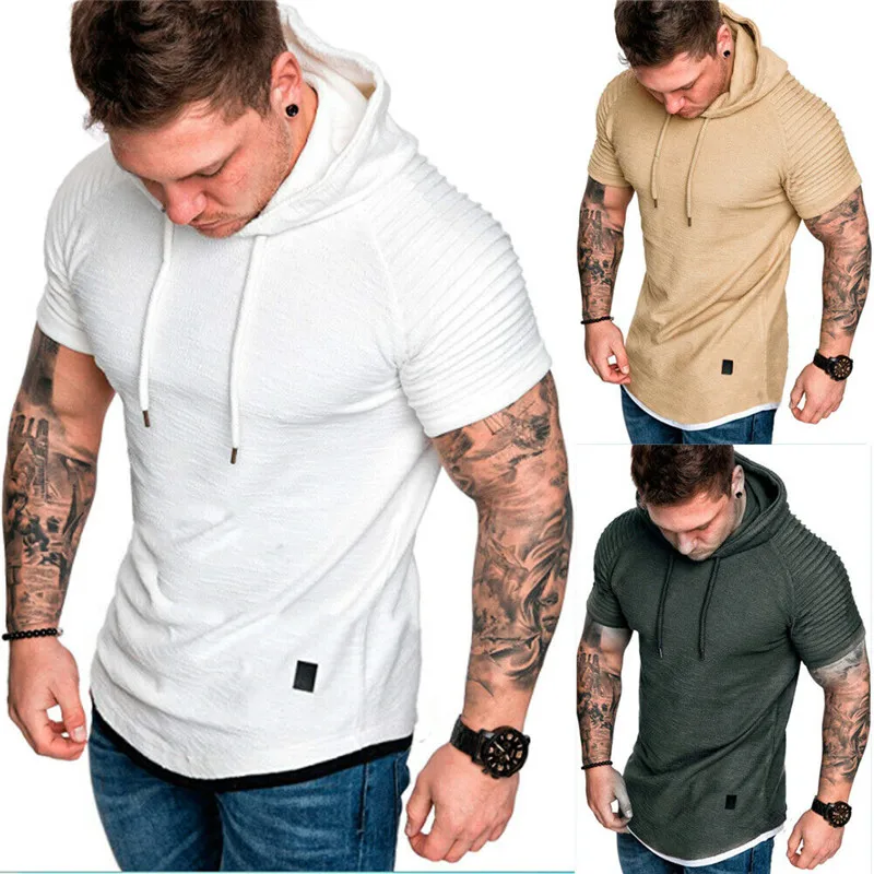 Tee Shirt Homme Men Hooded Hoodie Sweatshirt Gym Muscle Sleeveless T-shirt Shirt streetwear Men T-shirt Short Sleeve
Tee Shirt Homme Men Hooded Hoodie Sweatshirt Gym Muscle Sleeveless T-shirt Shirt streetwear Men T-shirt Short Sleeve