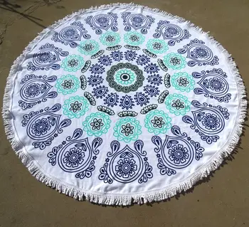 2016 New Summer Large Cotton Printed Round Floral Beach Towel With Tassel Circle Dot Towel Serviette De Plage High Quality
2016 New Summer Large Cotton Printed Round Floral Beach Towel With Tassel Circle Dot Towel Serviette De Plage High Quality