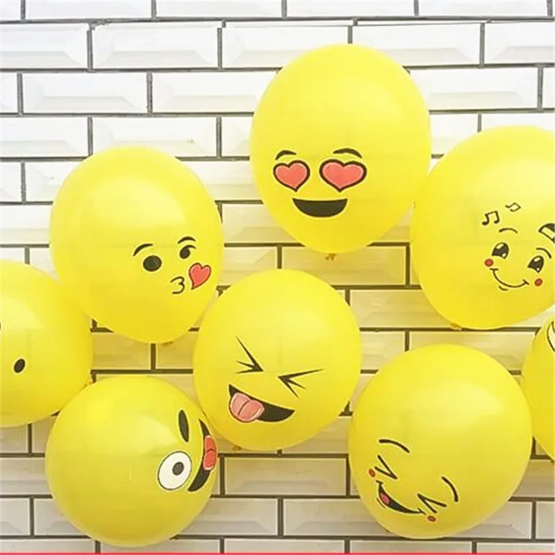 100 PCS 12" Emoji Latex Balloons Hot Expression Ballon Wedding Birthday Party Supplies Smile Latex Smile Balls
100 PCS 12" Emoji Latex Balloons Hot Expression Ballon Wedding Birthday Party Supplies Smile Latex Smile Balls