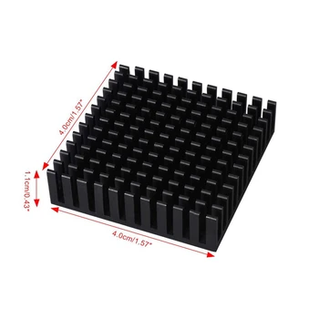 40x40x10mm Black Radiator Aluminum Heatsink Extruded Profile Heat Dissipation Electronic,3d Printer Part (Pack Of 4)
40x40x10mm Black Radiator Aluminum Heatsink Extruded Profile Heat Dissipation Electronic,3d Printer Part (Pack Of 4)