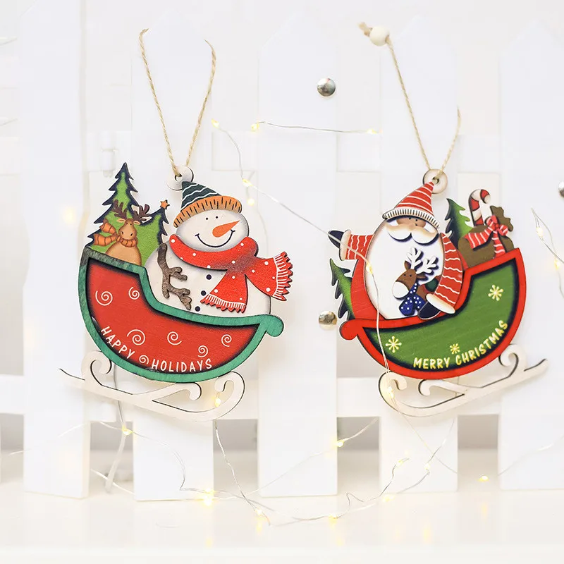 Santa Claus Deer New Year Natural Wood Christmas Tree Ornaments Pendant Hanging Gifts Xmas Decor Home Party Decorations 62394
Santa Claus Deer New Year Natural Wood Christmas Tree Ornaments Pendant Hanging Gifts Xmas Decor Home Party Decorations 62394