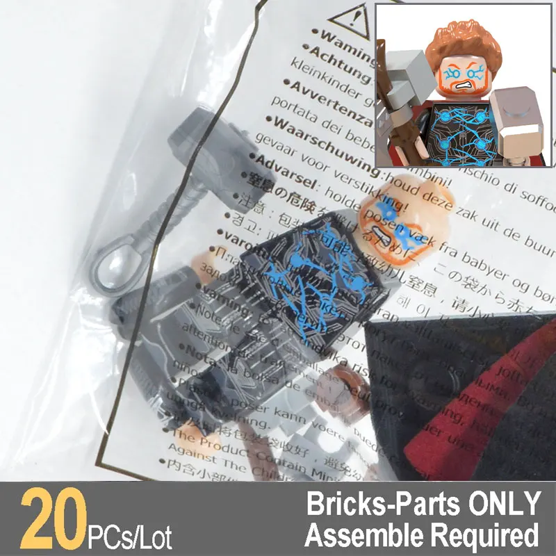 Wholesale 20pcs/lot thor spiderman peper Super Heroes Infinity War II Endgame Building Blocks Bricks Gifts Toys for Children
Wholesale 20pcs/lot thor spiderman peper Super Heroes Infinity War II Endgame Building Blocks Bricks Gifts Toys for Children