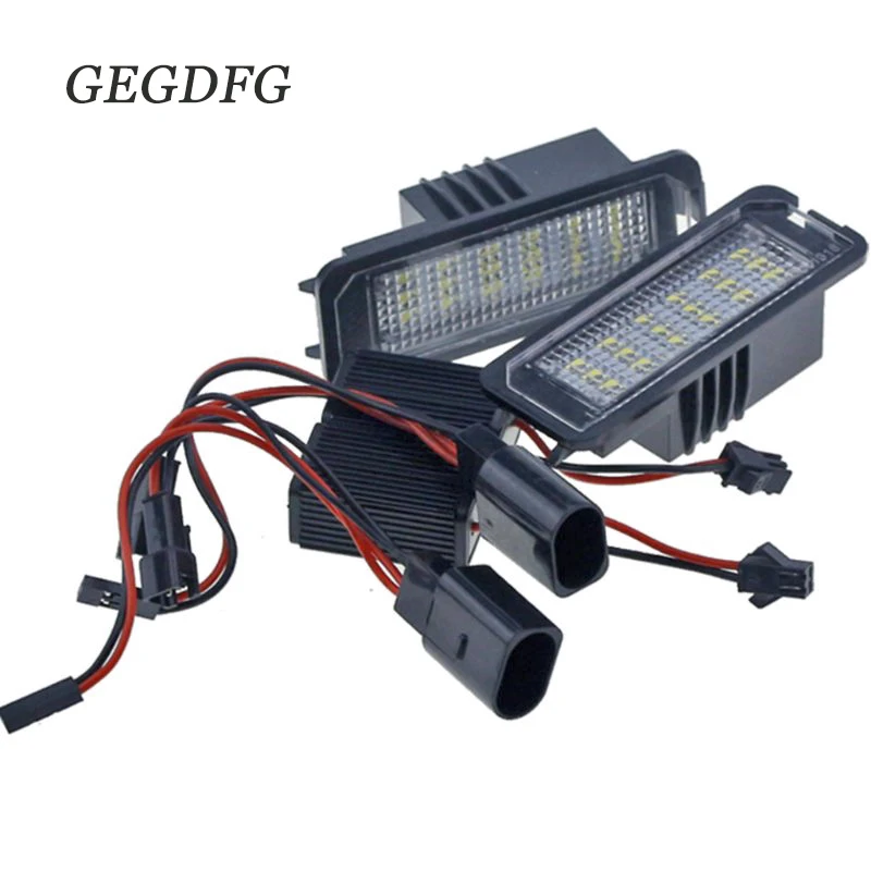 2x18SMD Error free LED License Number Plate Light lamps V~W Golf MK4 MK5 MK6 Passat Po.lo CC Eos SciroccoLicense Number Plate
2x18SMD Error free LED License Number Plate Light lamps V~W Golf MK4 MK5 MK6 Passat Po.lo CC Eos SciroccoLicense Number Plate
