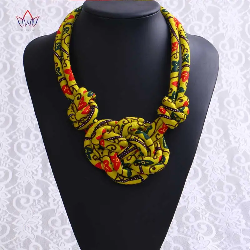

2023 African Handmade Twist Choker Necklace For Women Boho Style Necklaces & Pendants Rope Chain For Best Friends Gift WYb306