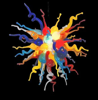 Multi-color Art Chandeliers Glassblowing Murano Glass Chandelier Lighting with LED Light
Multi-color Art Chandeliers Glassblowing Murano Glass Chandelier Lighting with LED Light