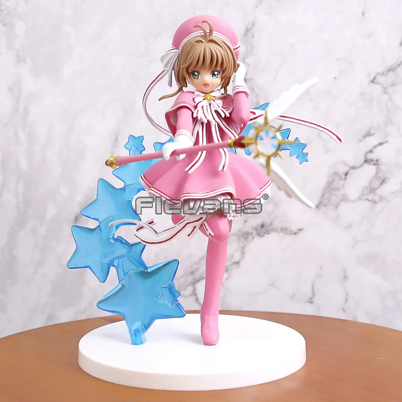 Anime Cartoon Card Captor Sakura Clear Card Kinomoto Sakura PVC Figure Collectible Model Toy 18cm
Anime Cartoon Card Captor Sakura Clear Card Kinomoto Sakura PVC Figure Collectible Model Toy 18cm