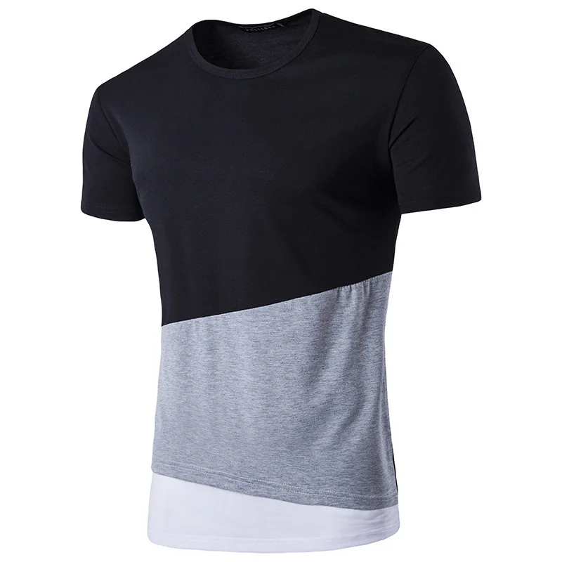 GUMNHU 2019 Summer New Style Mens T Shirt Straight Crew Neck T-shirt Men Short Sleeve Fashion Youth Casual Patchwork Tee Tops
GUMNHU 2019 Summer New Style Mens T Shirt Straight Crew Neck T-shirt Men Short Sleeve Fashion Youth Casual Patchwork Tee Tops