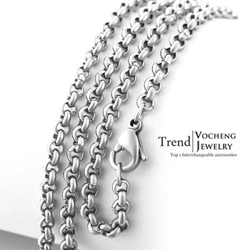 Vocheng 55cm O-SHAPED CHAIN Stainless Steel Chain Lobster Clasp Metal Fadeless Chain Necklace VC-025 Free Shipping
Vocheng 55cm O-SHAPED CHAIN Stainless Steel Chain Lobster Clasp Metal Fadeless Chain Necklace VC-025 Free Shipping