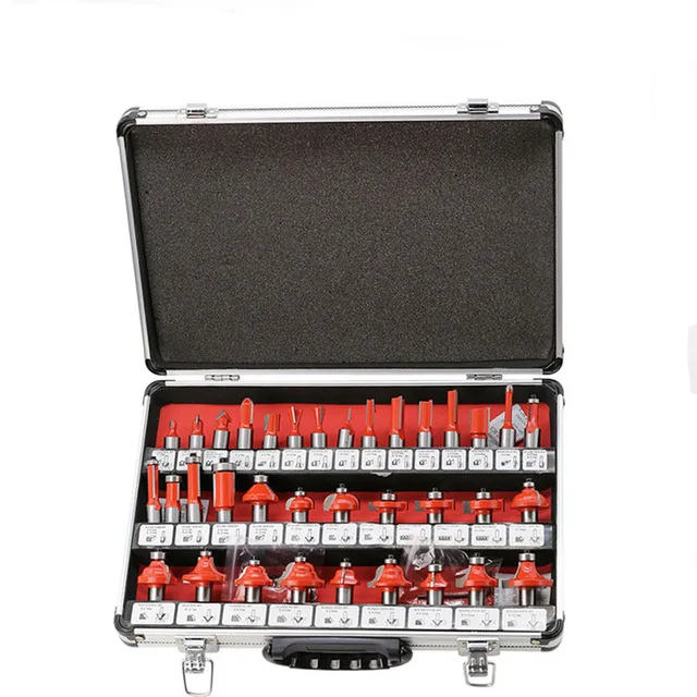 Woodworking 35pcs/set Router Bits Shank Router Bits Set Woodworking Milling Cutter Bits Woodworking Cutter Bit Set 12.7MM
Woodworking 35pcs/set Router Bits Shank Router Bits Set Woodworking Milling Cutter Bits Woodworking Cutter Bit Set 12.7MM