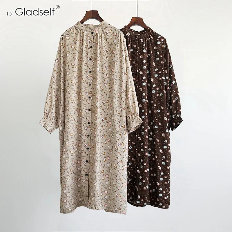 Daily Apparel Women 2019 Fashion Vestidos Casual Oversized Loose Stand Neck Floral Chiffon Long Sleeve Spring Vintage Midi Dress
Daily Apparel Women 2019 Fashion Vestidos Casual Oversized Loose Stand Neck Floral Chiffon Long Sleeve Spring Vintage Midi Dress