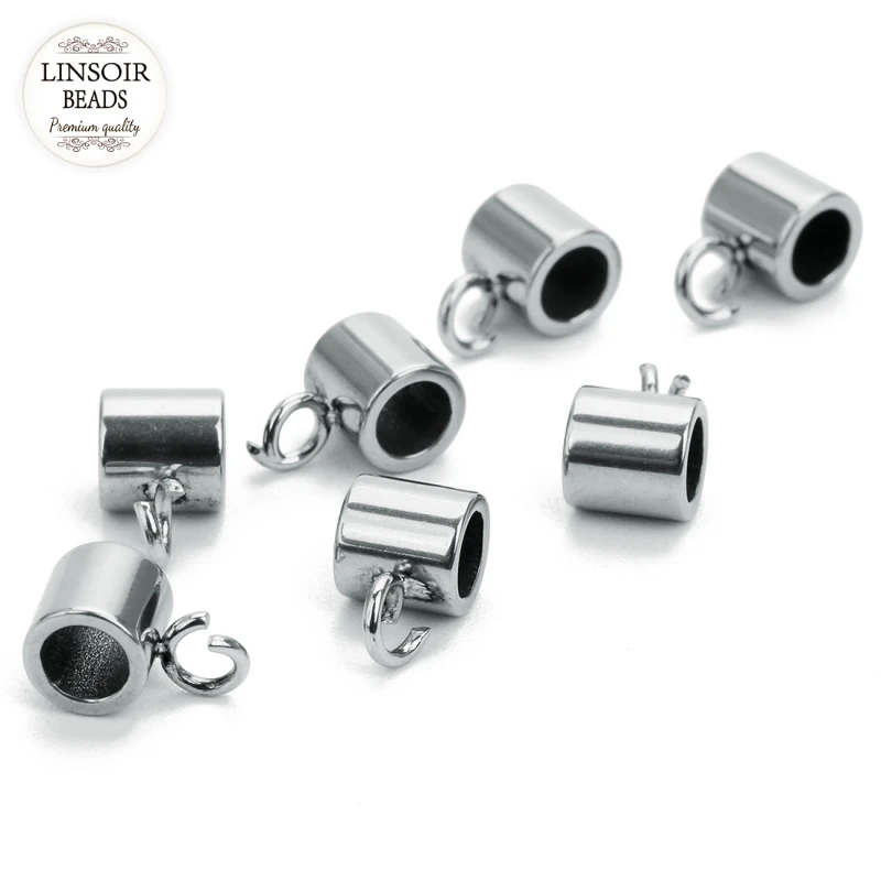 Linsoir Charm Beads 5PCs/lot Stainless Steel Beads Double Hole Spacer Beads For DIY Bracelet & Necklace Jewelry 7mm Beades
Linsoir Charm Beads 5PCs/lot Stainless Steel Beads Double Hole Spacer Beads For DIY Bracelet & Necklace Jewelry 7mm Beades