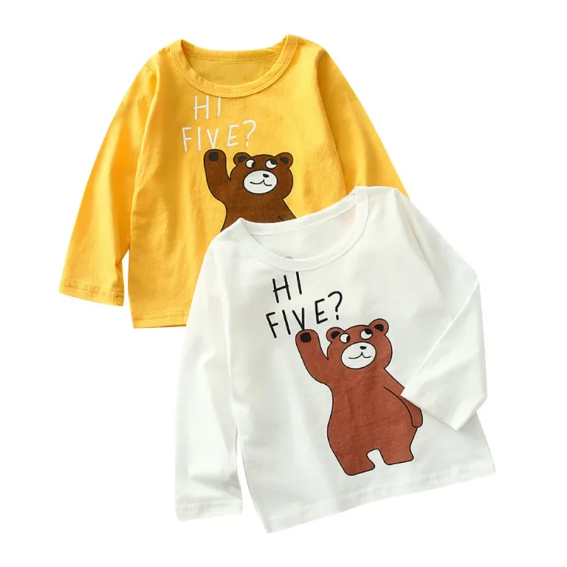 INS New Hot Korean Version Autumn Toddler Kids Boys girls Cartoon Long-sleeved T-shirt Children's Clothing White YellowA
INS New Hot Korean Version Autumn Toddler Kids Boys girls Cartoon Long-sleeved T-shirt Children's Clothing White YellowA