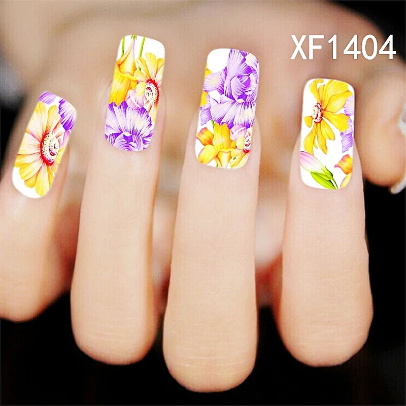 ELECOOL Watermark Nail Art Decals Multi Flower Pattern Sticker Colorful Full Tips Water Transfer Blossom Designed Nail Sticker
ELECOOL Watermark Nail Art Decals Multi Flower Pattern Sticker Colorful Full Tips Water Transfer Blossom Designed Nail Sticker