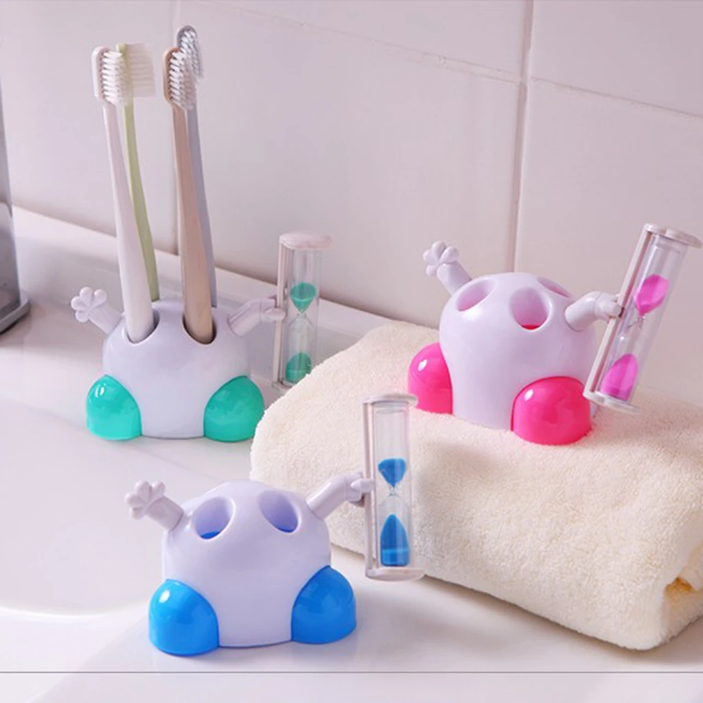 Toothbrush Holder Children Tooth Brushing Hourglass 3 Mins Countdown Timer Kitchen Tools Toothbrush Holder Children Tooth Brushing Hourglass 3 Mins Countdown Timer Kitchen Tools