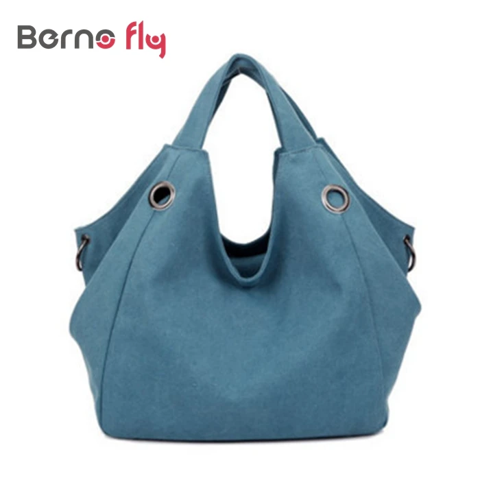 Фото New arrival Famous Brand Canvas Handbag Fashion Casual bags Designer Women Shoulder Bag solid zipper Large Capacity | Багаж и сумки