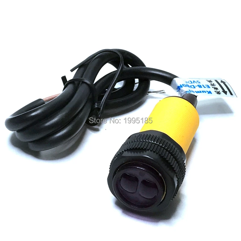 5PCS/LOT E18-D80NK Adjustable Infrared Sensor Switch 3-80cm Infrared Obstacle Avoidance Diffuse Reflectio Photoelectric Switch
5PCS/LOT E18-D80NK Adjustable Infrared Sensor Switch 3-80cm Infrared Obstacle Avoidance Diffuse Reflectio Photoelectric Switch