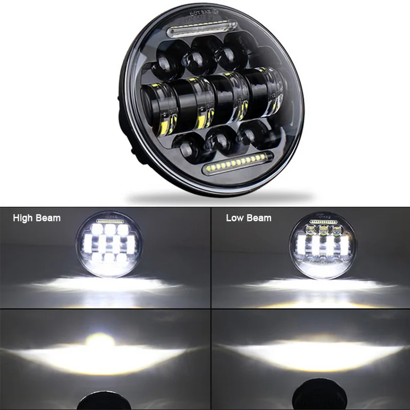 5-3/4" 5.75" Motorcycle Projector 45W LED Lamp Headlight For Harley Sportster 883 1200, Iron 883, Dyna, Street Bob FXDB
5-3/4" 5.75" Motorcycle Projector 45W LED Lamp Headlight For Harley Sportster 883 1200, Iron 883, Dyna, Street Bob FXDB