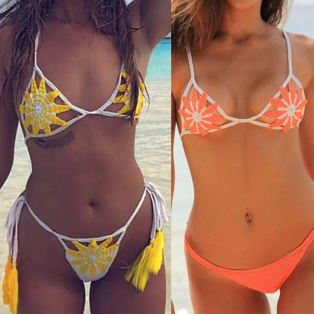 2019 Sexy White Mesh Embroidered Flower Strappy Biquini Micro Bathing Suit Swimsuit Thong Swimwear Women Brazilian Bikini *E
2019 Sexy White Mesh Embroidered Flower Strappy Biquini Micro Bathing Suit Swimsuit Thong Swimwear Women Brazilian Bikini *E