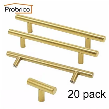 Probrico 20pcs kitchen Cabinet Handles Gold Cabinet Door Handle Lot 2"~10" Modern Stainless Steel Pulls For Furniture Drawer
Probrico 20pcs kitchen Cabinet Handles Gold Cabinet Door Handle Lot 2"~10" Modern Stainless Steel Pulls For Furniture Drawer