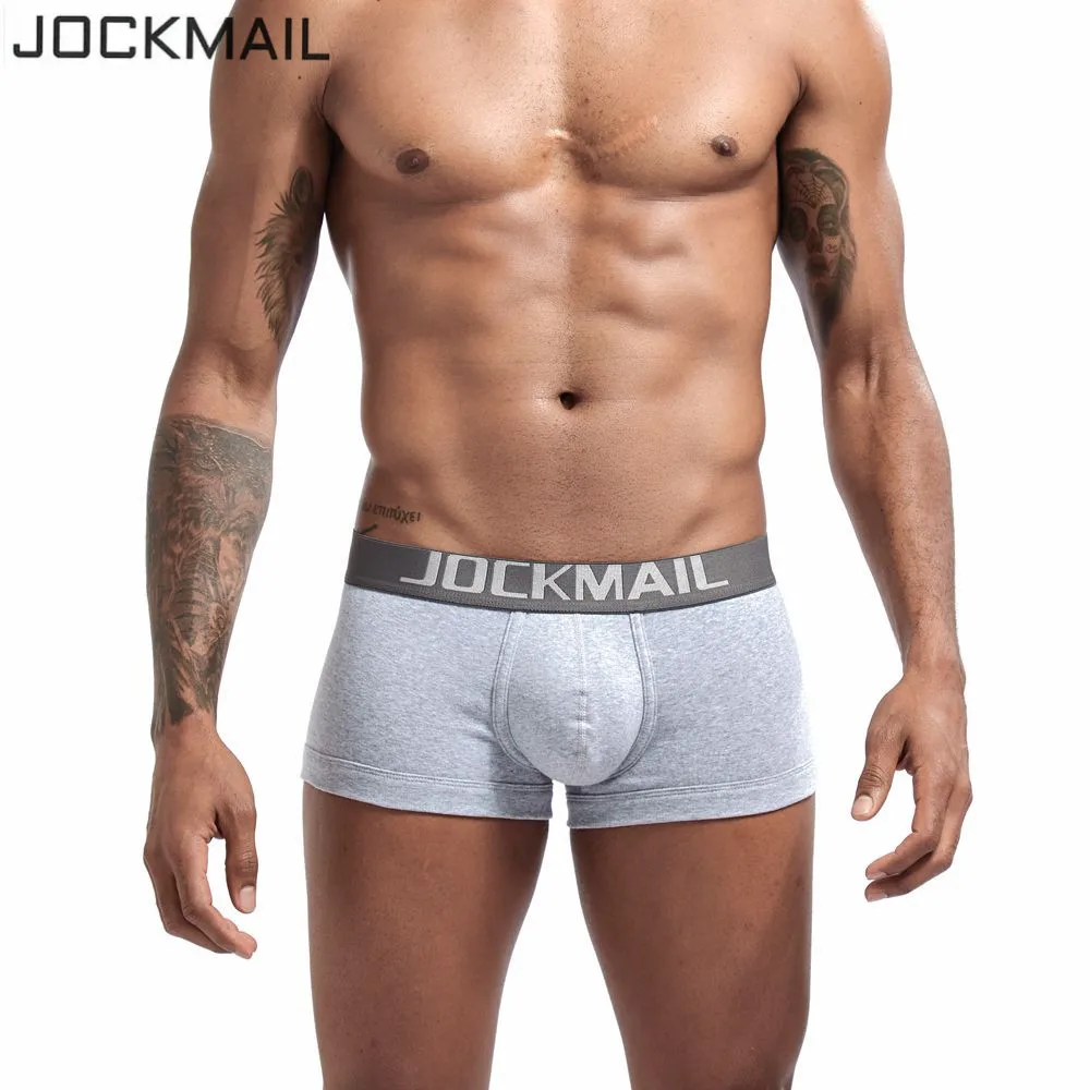 JOCKMAIL 2019 NEW brand men boxer cotton sexy men underwear mens underpants male panties shorts U convex pouch for gay White
JOCKMAIL 2019 NEW brand men boxer cotton sexy men underwear mens underpants male panties shorts U convex pouch for gay White