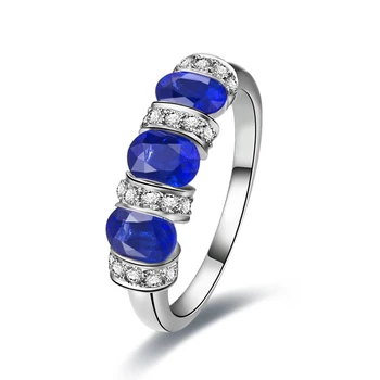 Luxury 1.5 CT Sapphire Diamond Wedding Ring For Women Gemstone Ring Fine Jewelry Engagement/Party Women's Day Gift
Luxury 1.5 CT Sapphire Diamond Wedding Ring For Women Gemstone Ring Fine Jewelry Engagement/Party Women's Day Gift