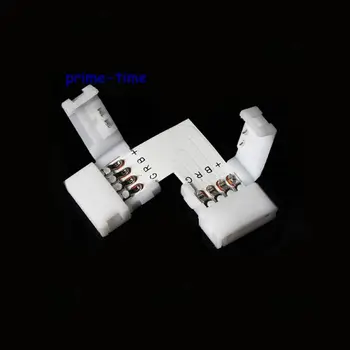 10x 4 pin LED Connector L Shape For Connecting Corner Right Angle 10mm 5050 LED RGB Strip Light
10x 4 pin LED Connector L Shape For Connecting Corner Right Angle 10mm 5050 LED RGB Strip Light