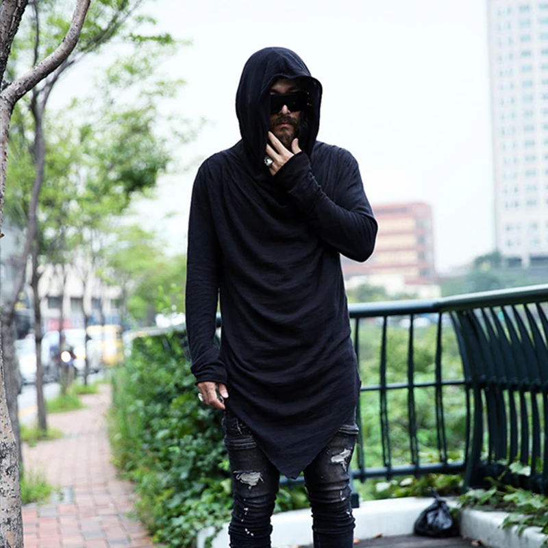 Irregular hem design nightclub DJ singer punk rock long t shirt stage costume mens harajuku hip hop zipper tee shirts streetwear
Irregular hem design nightclub DJ singer punk rock long t shirt stage costume mens harajuku hip hop zipper tee shirts streetwear
