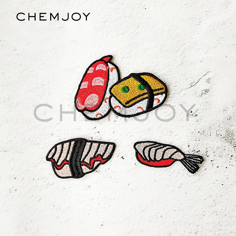 Set of 3 Japanese Sushi Iron on Patches for Clothing Clothes Sticker Parches Cute Embroidery Badge Shoes Bags DIY Appliques
Set of 3 Japanese Sushi Iron on Patches for Clothing Clothes Sticker Parches Cute Embroidery Badge Shoes Bags DIY Appliques