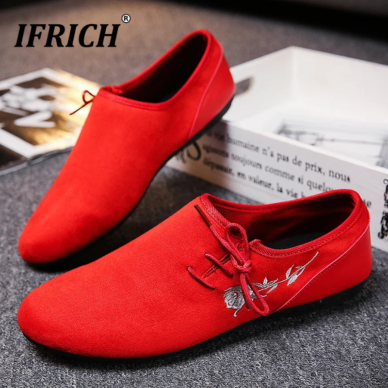 Ifrich Men Drive Footwear Red Black Loafers Designer Men Shoes Casual Summer ShoesLight Flats Shoes New Style Lace Up Sneakers
Ifrich Men Drive Footwear Red Black Loafers Designer Men Shoes Casual Summer ShoesLight Flats Shoes New Style Lace Up Sneakers