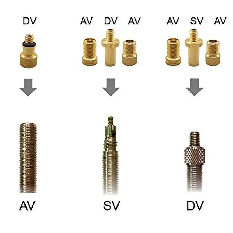 mountain bike valve stem adapter