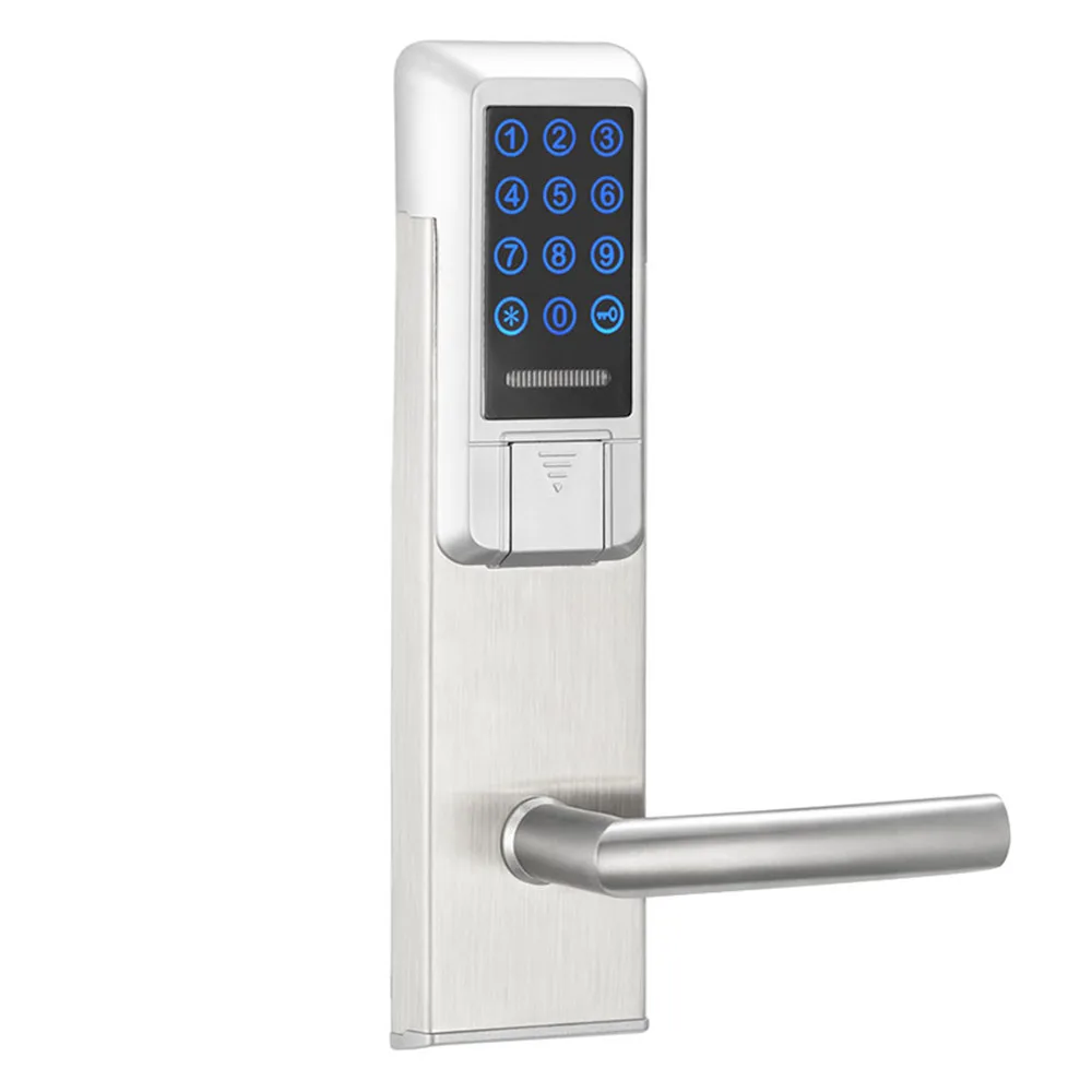 Smart Lock Cerradura Inteligente Stainless Steel Electronic Keyless Entry Card induction Door lock for Apartment and Home
Smart Lock Cerradura Inteligente Stainless Steel Electronic Keyless Entry Card induction Door lock for Apartment and Home