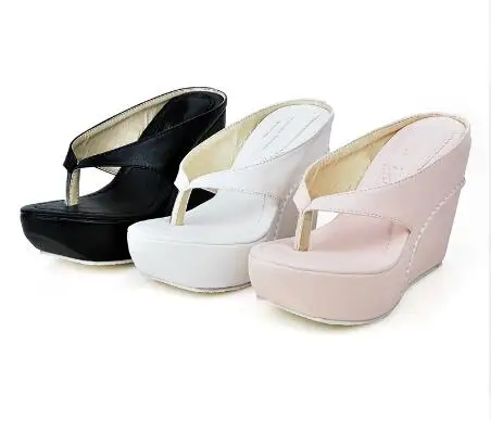Women High Heels Slippers Woman Wedges Sandals Summer Shoes Thick Soled Toe Ladies Flip Flops Big Size 42 44 Platform Sandals
Women High Heels Slippers Woman Wedges Sandals Summer Shoes Thick Soled Toe Ladies Flip Flops Big Size 42 44 Platform Sandals