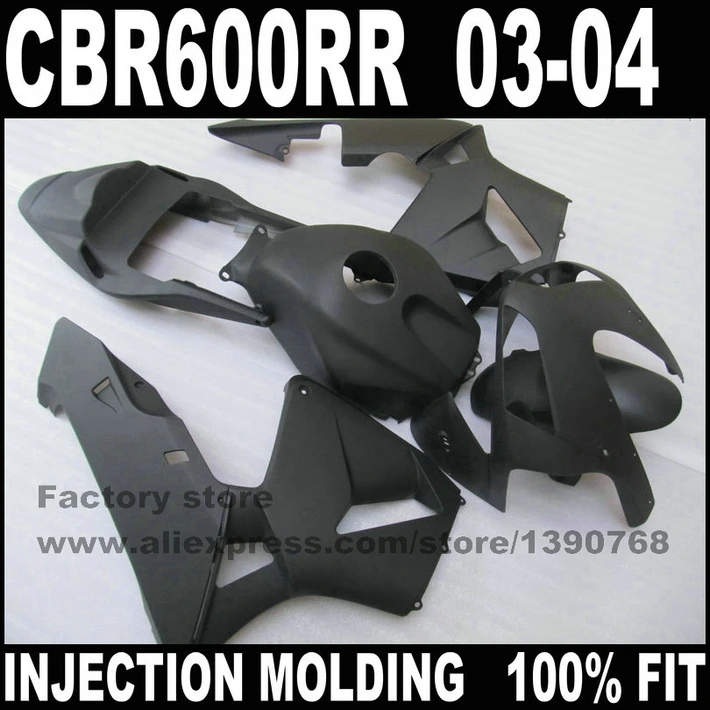 ABS road injection factory fairings set for HONDA CBR 600 RR 2003 2004 CBR600RR 03 04 matte black fairing kits hull work 
ABS road injection factory fairings set for HONDA CBR 600 RR 2003 2004 CBR600RR 03 04 matte black fairing kits hull work