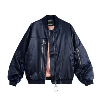 2018 Women's Autumn Loose Jacket Letter Print Fashion Handsome Short Baseball Zipper Coat
2018 Women's Autumn Loose Jacket Letter Print Fashion Handsome Short Baseball Zipper Coat