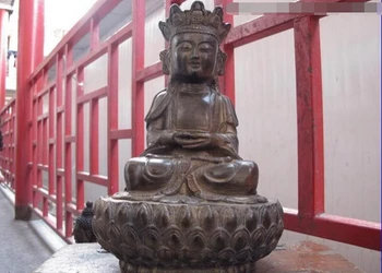 Free shipping S1157 13 Tibet Buddhism Old Bronze Copper Amitayus Bodhisattva Kwan Yin Buddha Statue
Free shipping S1157 13 Tibet Buddhism Old Bronze Copper Amitayus Bodhisattva Kwan Yin Buddha Statue