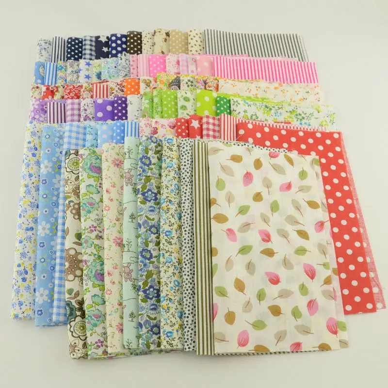 Cotton Fabric Flowers Dots Stripes Style Sewing Clothing Desk Decoration Tissue Quilting Other Craft Patchwork 10cmx12cm/piece
Cotton Fabric Flowers Dots Stripes Style Sewing Clothing Desk Decoration Tissue Quilting Other Craft Patchwork 10cmx12cm/piece