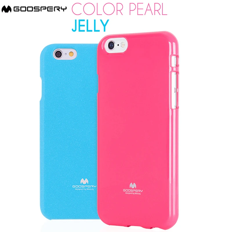 

Original Mercury Goospery Color Pearl Jelly Flexible TPU Soft Cover Case For Apple iPhone 4 4S 5 5S 5C SE 6 6S 7 8 Plus X XR XS MAX 11 11pro 11 Pro Max