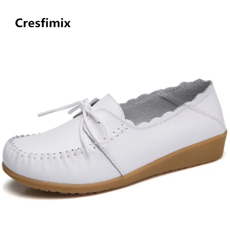 Cresfimix women fashion comfortable lace up leather flat shoes female high quality rubber bottom shoes female comfy shoes b2136
Cresfimix women fashion comfortable lace up leather flat shoes female high quality rubber bottom shoes female comfy shoes b2136