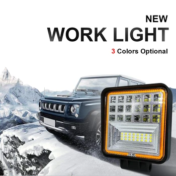 1pair car working led lights 12v 126w square Off-road vehicle auxiliary lights headlamp fog spot lamp auto headlights spotlights
1pair car working led lights 12v 126w square Off-road vehicle auxiliary lights headlamp fog spot lamp auto headlights spotlights