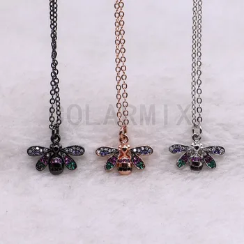Fashion micro pave cute tiny Zircon pendant necklace inset pendant necklace High quality wholesale jewelry Chain necklace 3741
Fashion micro pave cute tiny Zircon pendant necklace inset pendant necklace High quality wholesale jewelry Chain necklace 3741
