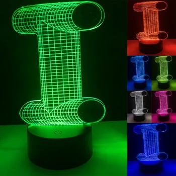Cool 3D Colorful Alphabet Letter I Lamp RGB Gradient Table Led Bulb Night Lights Illusion Child Baby Kids Xmas New Year Gifts
Cool 3D Colorful Alphabet Letter I Lamp RGB Gradient Table Led Bulb Night Lights Illusion Child Baby Kids Xmas New Year Gifts