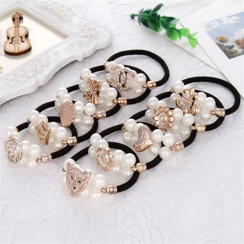 2Pcs/Lot Pearl Elastic Hair Bands Women Hairband Rubber Band Flower Bow Butterfly Headband Girl Hair Accessories Lady Hair Gum
2Pcs/Lot Pearl Elastic Hair Bands Women Hairband Rubber Band Flower Bow Butterfly Headband Girl Hair Accessories Lady Hair Gum
