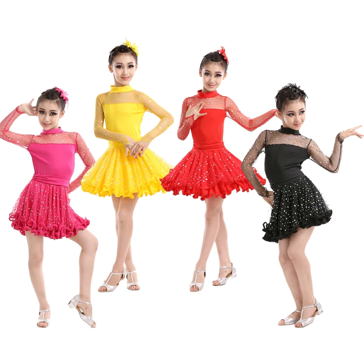 Long Sleeve Sexy Lace Sequin Girls Kids Ballroom Dresses / Tango Salsa Latin Dance Dress Children
Long Sleeve Sexy Lace Sequin Girls Kids Ballroom Dresses / Tango Salsa Latin Dance Dress Children