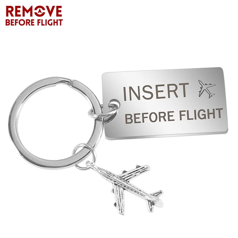 Fashion Car Keychain Insert Before Flight Car Key Chains Mens Key Ring Chain for Aviation Gifts Airworthy Metal Keychains
Fashion Car Keychain Insert Before Flight Car Key Chains Mens Key Ring Chain for Aviation Gifts Airworthy Metal Keychains