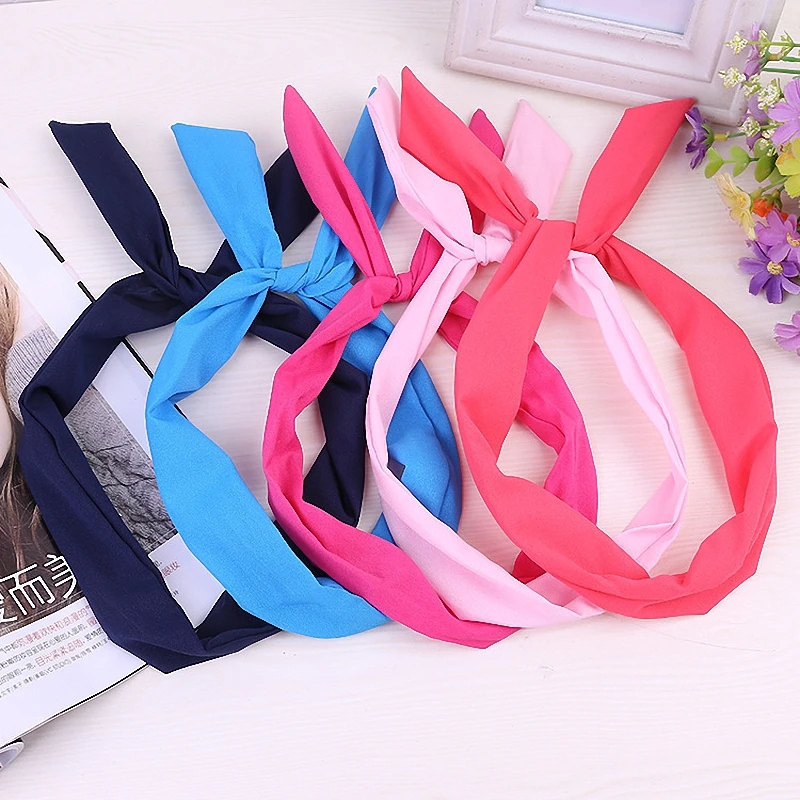 1Pc Women Girl Bunny Rabbit Ear Headwear Scarf Metal Wire Hair Accessories Cute Hair Band Bow Headband Ribbon Solid Hairband
1Pc Women Girl Bunny Rabbit Ear Headwear Scarf Metal Wire Hair Accessories Cute Hair Band Bow Headband Ribbon Solid Hairband