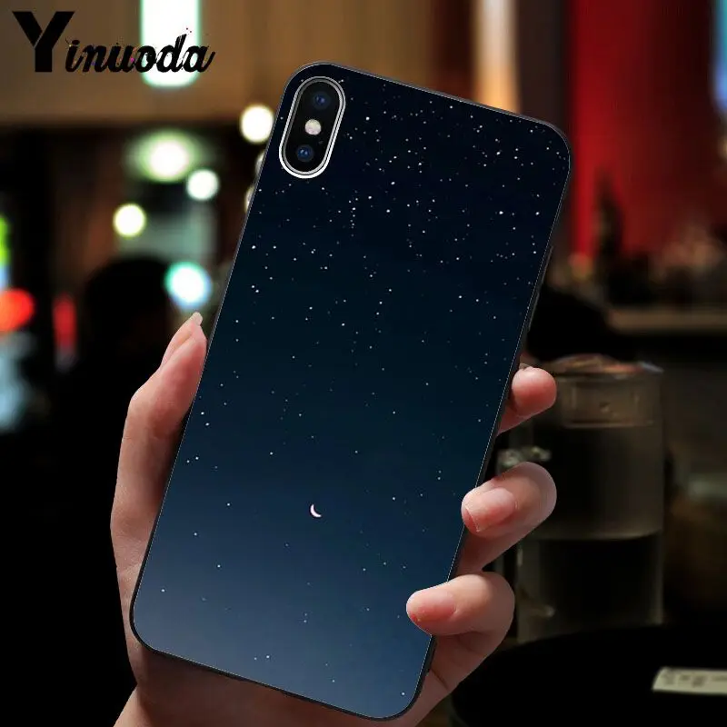 Starry sky moon