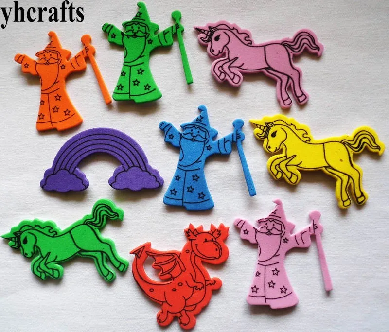 1bag/LOT,Rainbow horse santa dragon foam stickers Kindergarten craft diy toys Wall decoration Early learning educational toys
1bag/LOT,Rainbow horse santa dragon foam stickers Kindergarten craft diy toys Wall decoration Early learning educational toys