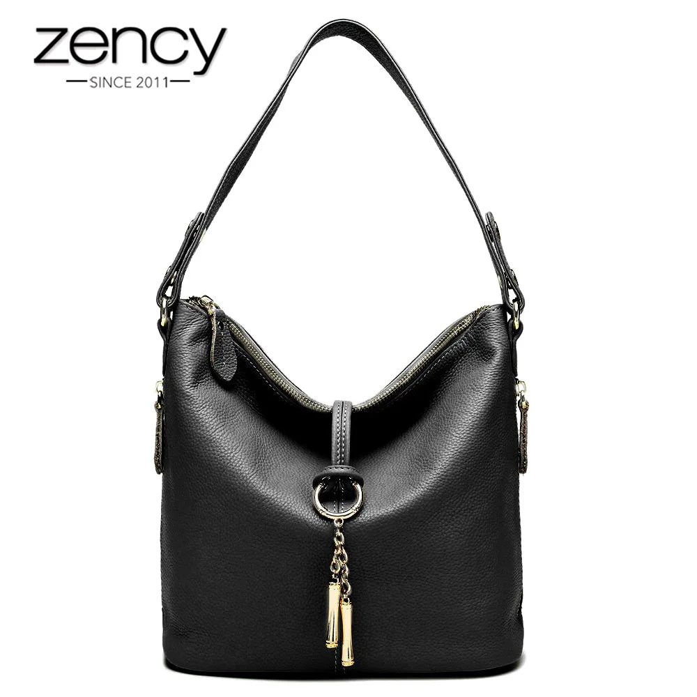 Zency New Fashion Designer Women Shoulder Bag Metal Tassel 100% Real Leather Lady Crossbody Messenger Elegant Gift Handbag White
Zency New Fashion Designer Women Shoulder Bag Metal Tassel 100% Real Leather Lady Crossbody Messenger Elegant Gift Handbag White
