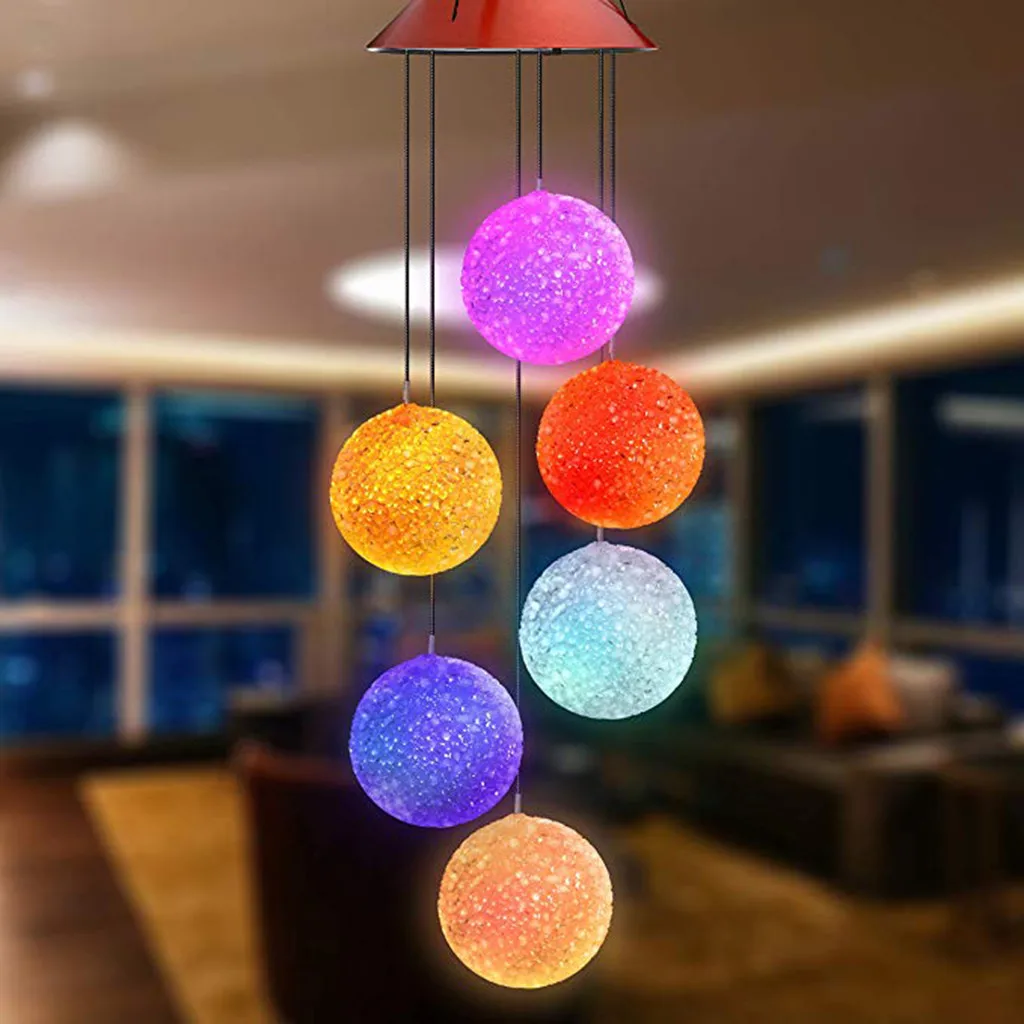 Solar Powered Wind Chime Light LED Garden Hanging Spinner Lamp Color Changing Decoration Light Outdoor Lighting Party Decor Gift
Solar Powered Wind Chime Light LED Garden Hanging Spinner Lamp Color Changing Decoration Light Outdoor Lighting Party Decor Gift